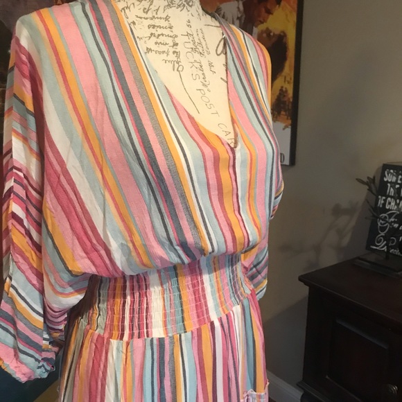 ♥️2 left ♥️Multicolor spring dress - Picture 7 of 8